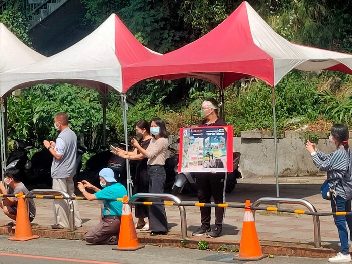 111年10月04日-2022國際自由車環台公路大賽-浪漫台三線站之文觀龍隊表演圖片