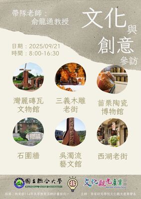 1140921文化與創意校外參訪圖片