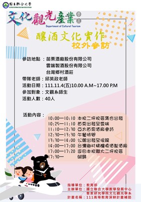111-11-04釀酒文化參訪